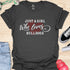 Just a girl who loves bulldogs - V3 - Elegant Text T-Shirt